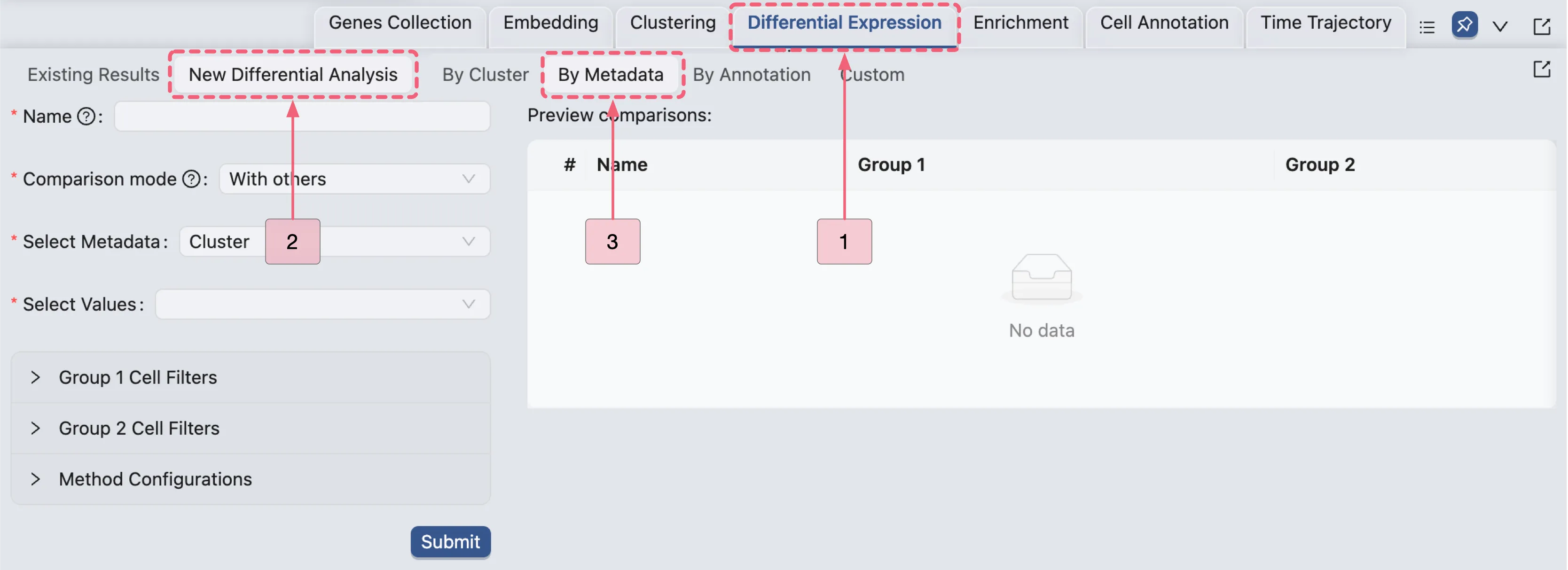 Navigate to a New Form of Differential Expression Analysis Navigate to a New Form of Differential Expression Analysis